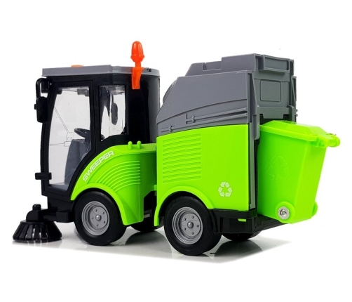 Rubbish Sweeper with Sound and Moving Parts Friction Drive 1:16