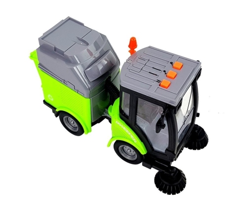 Rubbish Sweeper with Sound and Moving Parts Friction Drive 1:16