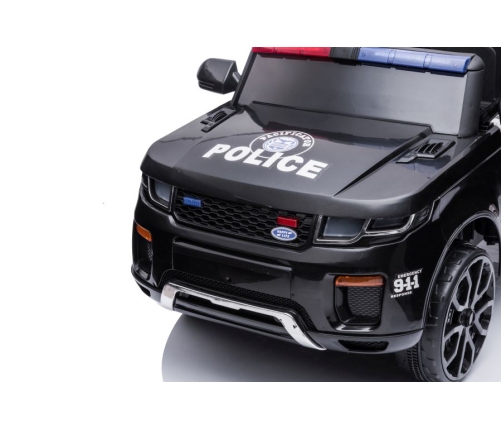 Divvietīgs bērnu elektromobilis Police BBH-021 Black