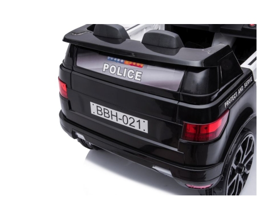 Divvietīgs bērnu elektromobilis Police BBH-021 Black