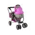 Baby Doll Stroller 2-in-1 Carrycot Bag Pink Stars