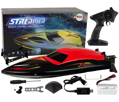 Motorboat R/C 2.4G Red 35 KM/H