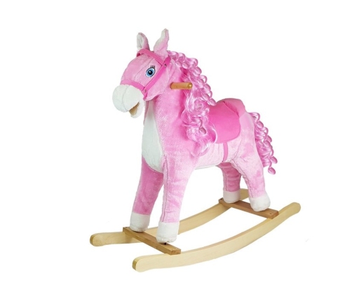 Rocking Horse 74cm Pink