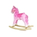 Rocking Horse 74cm Pink