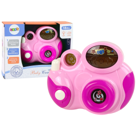 Interactive Photo Camera For your baby Melodies of light and sounds COLOUR PINK