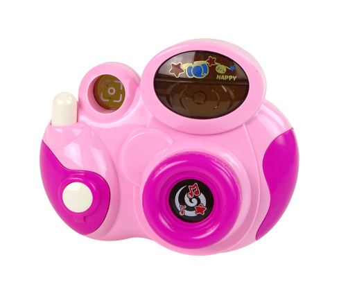 Interactive Photo Camera For your baby Melodies of light and sounds COLOUR PINK