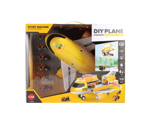 Transport Plane Construction Vehicles Cars Sound