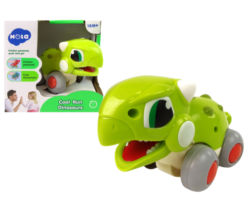 Dinosaur On Wheels Green Figure