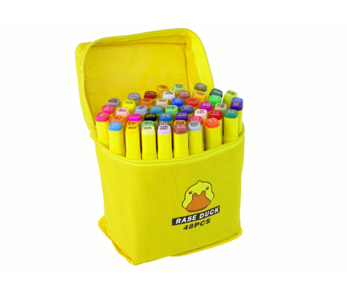 Set of 48 Pens Markers Markers in Bag