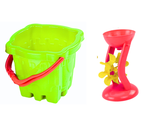 Sand Toy Set Bucket Castle Grinder 9 El