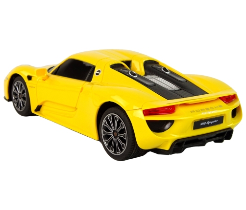 Car R/C Porsche 918 1:24 Rastar Yellow