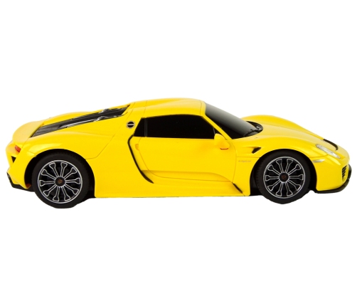 Car R/C Porsche 918 1:24 Rastar Yellow