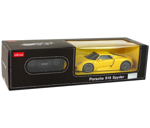 Car R/C Porsche 918 1:24 Rastar Yellow