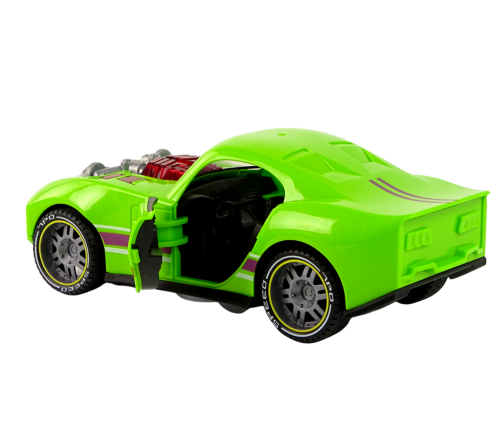 Car 1:14 Car Green Sports Sound Lights Vehicle