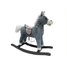 Rocking Horse 74 cm Gray Tones