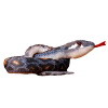 Plush Gray Snake Mascot 210 cm