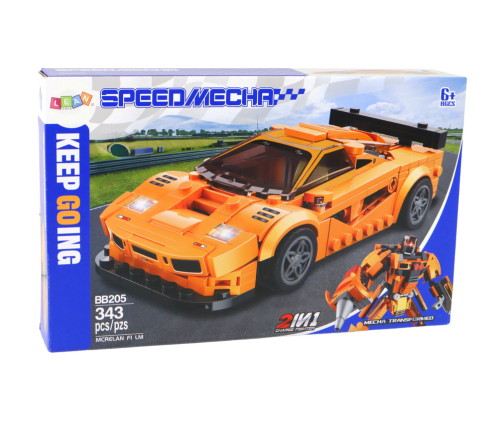 Bricks Vehicle Sports Car Robot Mcrelan Fi Lm 343 pcs.