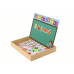 A set of educational magnetic puzzles with numbers