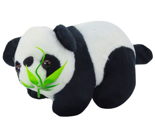 Plush Panda with Rosette Mascot Plush Toy Bear 15cm