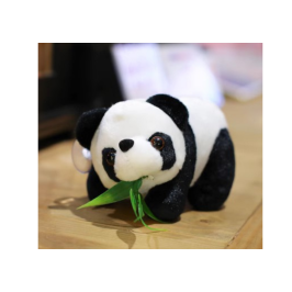 Plush Panda with Rosette Mascot Plush Toy Bear 15cm