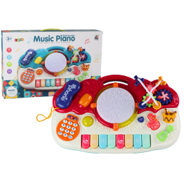 Organ Piano Educational Music Drum Sounds Light