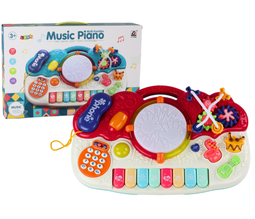 Organ Piano Educational Music Drum Sounds Light