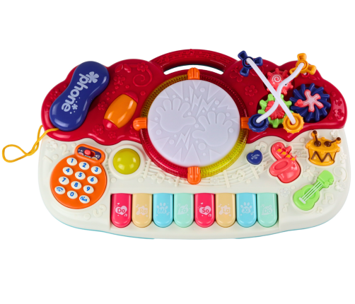 Organ Piano Educational Music Drum Sounds Light