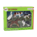 Rural Animals Figure Set 5 Pieces Horse Cow Cat Goose Dog