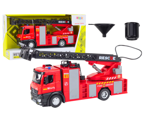 Fire Truck With Boom Lights Sounds Water Red