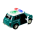 Classic Police Car 1:38 Drive Lights Sounds Green