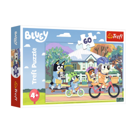 Puzzle 60 pcs. Cheerful Bluey Trefl 17384