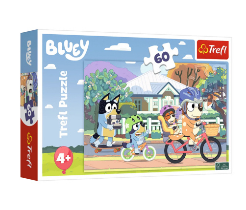 Puzzle 60 pcs. Cheerful Bluey Trefl 17384