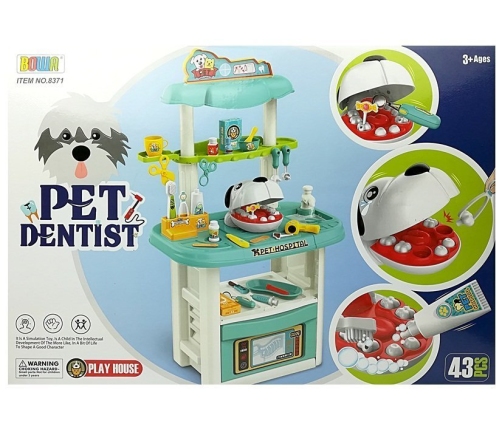 Set od Vet Dog Dentist Table 43 Elements