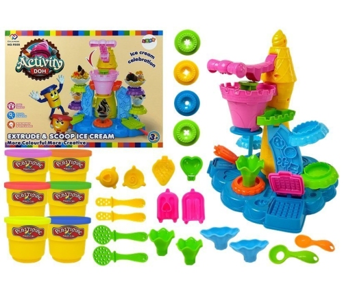 Play dough Set Ice Cream Machine Squeezer Molds