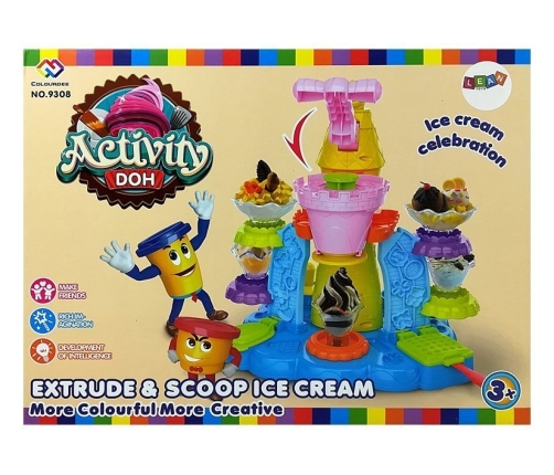 Play dough Set Ice Cream Machine Squeezer Molds