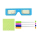 Magic Illuminated 3D Whiteboard Glasses Blue