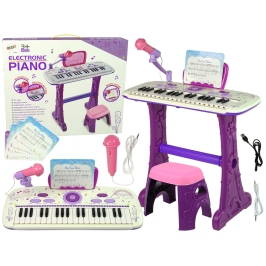 Electric Piano Keyboard For Kids Pink USB notes