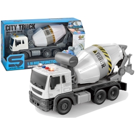 Blue Concrete Mixer Rotating Pear Sound Lights