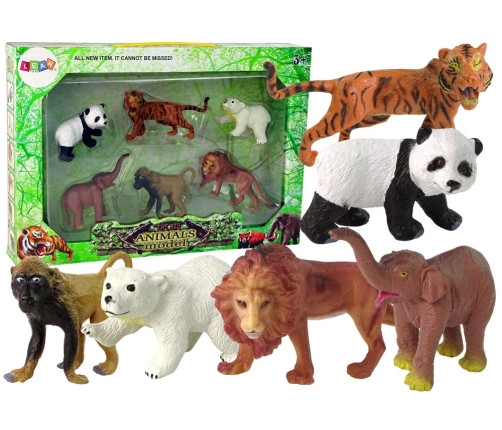 Set of 6 Wild Animals Figures  Animals Of The World