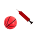 Basketball Set Basketball 120 cm Pump