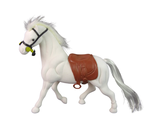 White Saddle Horse Farm Figurine