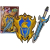 Blue Warrior Sword Shield Set from EVA Foam.