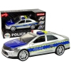 Police Car 1:14 Friction Drive Sounds Light Silver