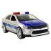 Police Car 1:14 Friction Drive Sounds Light Silver