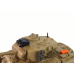 RC Tank 1:18 Cannon Smoke Shield Sounds Light Brown