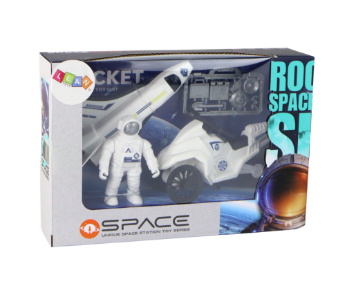 Space Space Mission Rocket Cosmonaut Set 4 Pieces