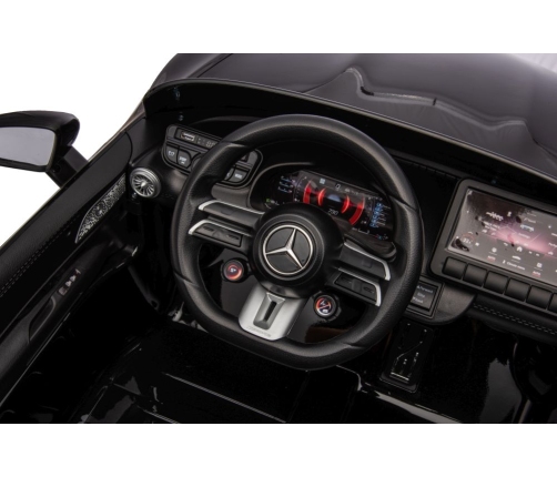 Elektriskā sporta automašīna bērniem Mercedes AMG SL63 Black