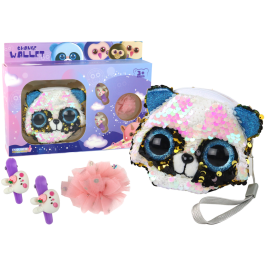 Cufflinks Wallet Set For Girls Panda Wallet 4 pcs.