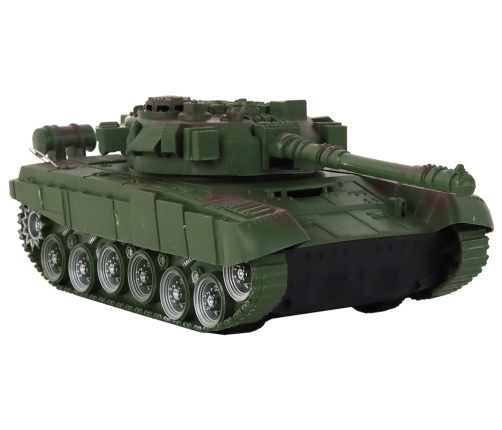 R/C Tank Remote Controlled Lights Sound Green 1:18 27MHz