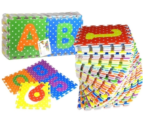 Children Playmat Foam Puzzles Alphabet & Numbers